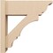 Ekena Millwork 8-in W x 22-in D x 22-in H Balboa Trad Rough Cedar Woodgrain TimberThane Outlooker, Primed Tan OUTUR080X22X22BOA04RCPR - alternate 6